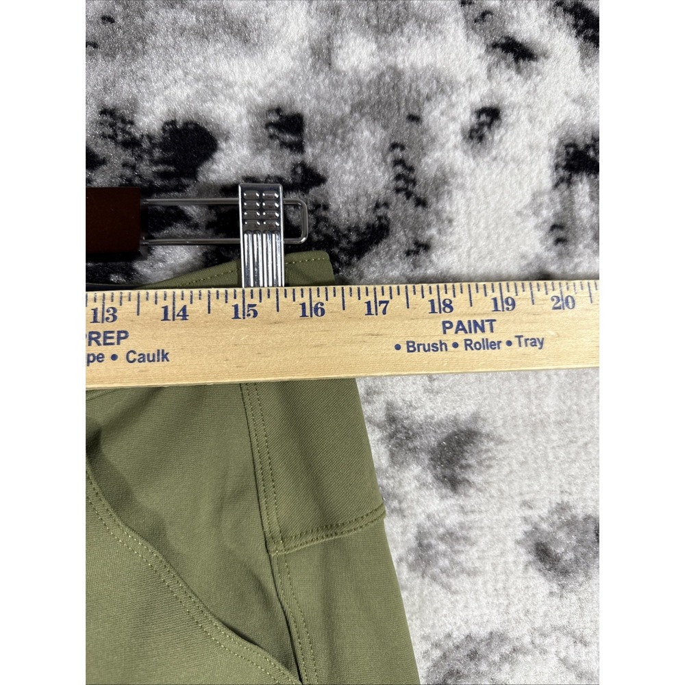 Duluth Trading Hardchore Tech Skinny Pants Womens 6 Green Stretch Garden Hike - Picture 3 of 13